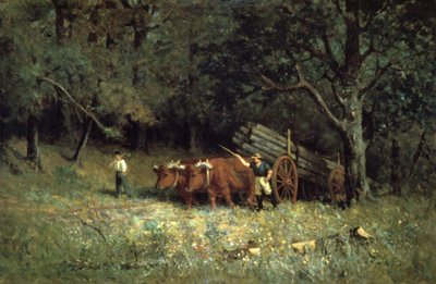 Llevando las vacas a casa, 1881 de Edward Mitchell Bannister
