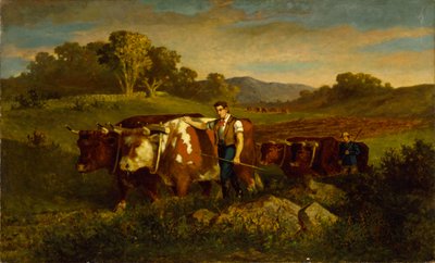 Pastores con vacas de Edward Mitchell Bannister