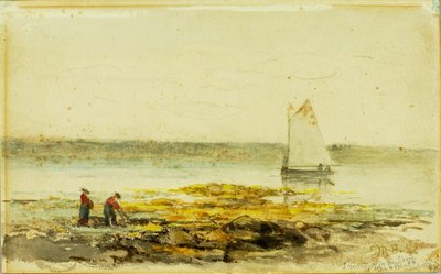 Mañana en la orilla de Edward Mitchell Bannister