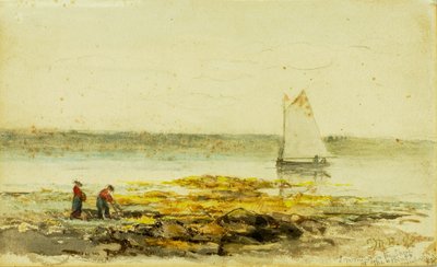 Mañana en la orilla, 1892 de Edward Mitchell Bannister