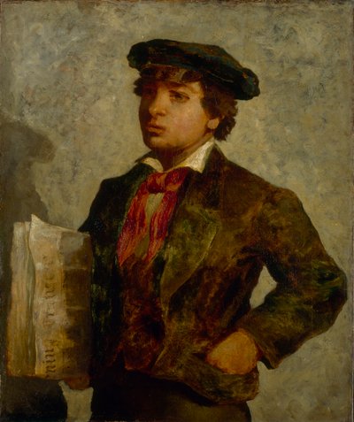 El chico del periódico de Edward Mitchell Bannister