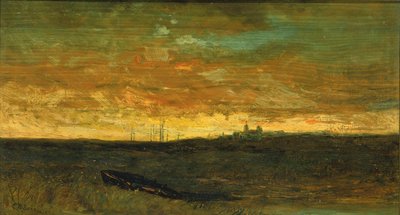 Escena al atardecer, ca. 1875-1885 de Edward Mitchell Bannister