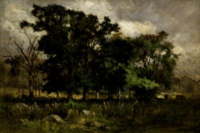 Paisaje de árboles de Edward Mitchell Bannister