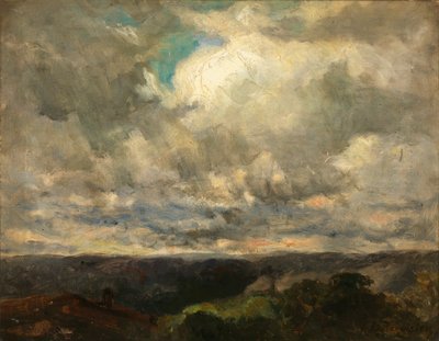 Sin título (paisaje, cielo nublado) de Edward Mitchell Bannister
