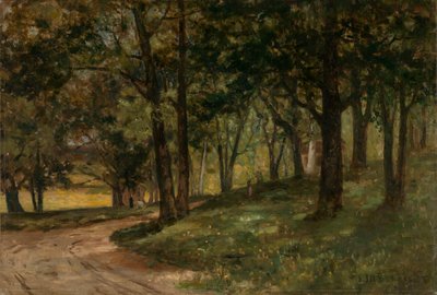 Paisaje sin título con árboles, s.f. de Edward Mitchell Bannister