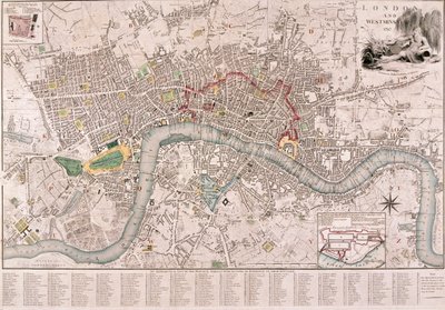 Mapa de Londres de Edward Mogg