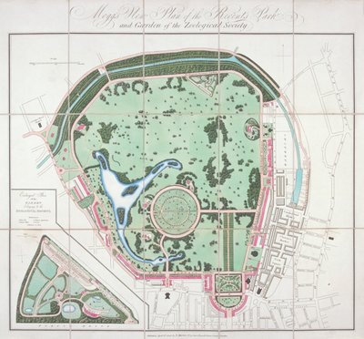 Plano de los Jardines Zoológicos, Regent
