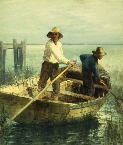 Empujando de Edward Moran