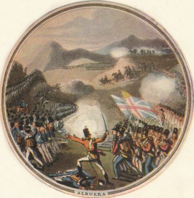 Batalla de Albuera, 1815, 1910 de Edward Orme