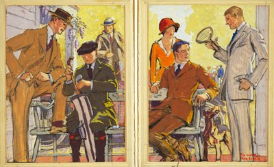 Anuncio de ropa Hart, Schaffner & Marx, pub. 1900 de Edward Penfield