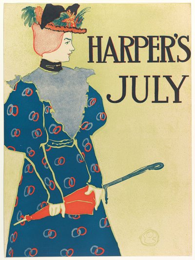 Póster publicitario para Harper