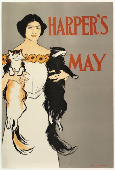 Póster publicitario para Harper