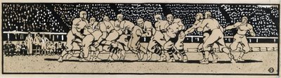 Juego de fútbol de Edward Penfield