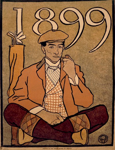 Calendario de Golf de Edward Penfield