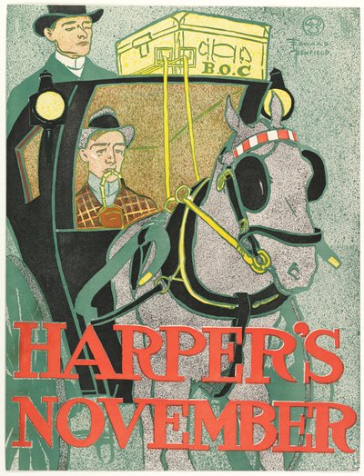 Harpers New Monthly Magazine, noviembre 1896 de Edward Penfield