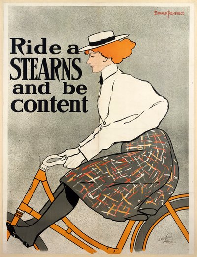 Monta un Stearns y sé feliz, c1896 de Edward Penfield