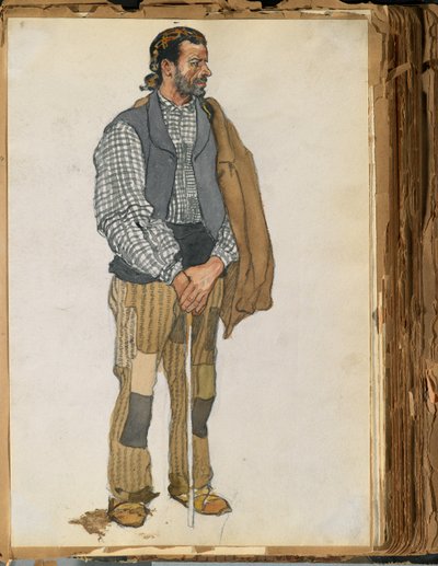 Boceto de un hombre español, 1906 de Edward Penfield
