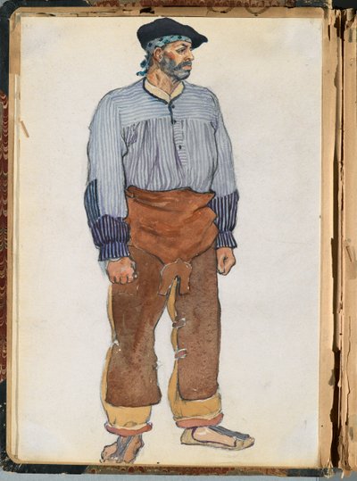 Boceto español, c.1911 de Edward Penfield