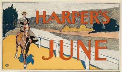 Mujer a caballo, June Harper de Edward Penfield