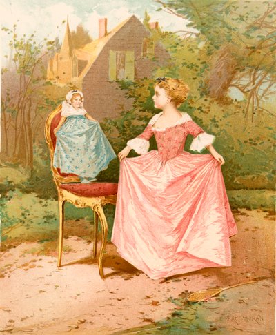 La bisabuela de una muñeca de Edward Percy Moran