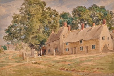 Paisaje con casas de campo de Edward Pretty