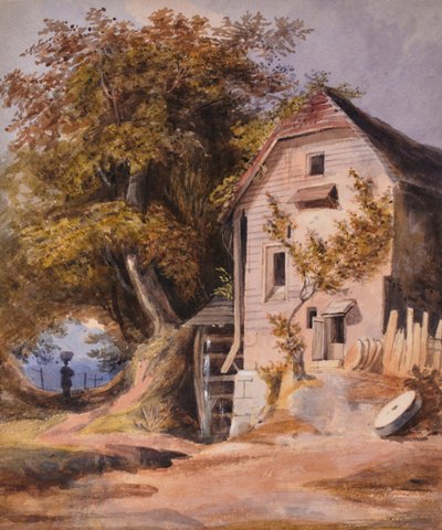 Paisaje con molino de agua de Edward Pretty