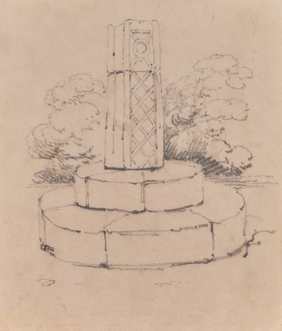 Boceto del monumento de Edward Pretty
