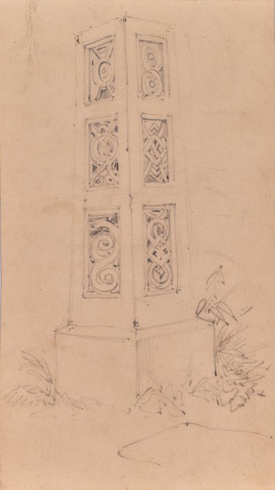 Boceto del monumento de Edward Pretty