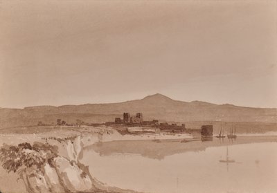 Paisaje marino con vistas a una bahía de Edward Pretty