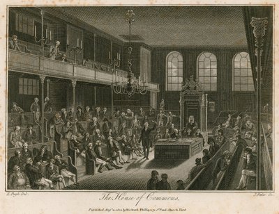 La Cámara de los Comunes, destruida por el fuego, 16 de octubre de 1834 de Edward Pugh