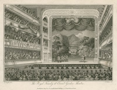 La Familia Real en el Teatro de Covent Garden, Londres de Edward Pugh