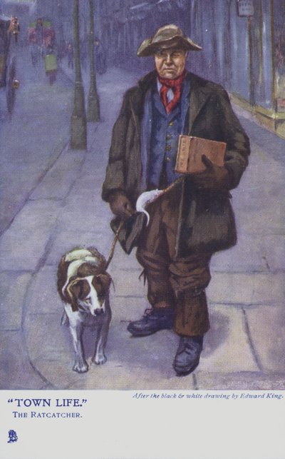 Cazador de ratas con su perro de Edward R. King