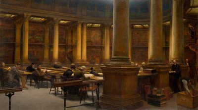 Biblioteca de Referencia de Birmingham - La Sala de Lectura, 1881 de Edward R Taylor