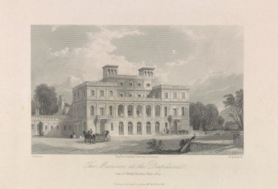 La Mansión en Deepdene. Sede de Henry Thomas Hope, Esq. de Edward Radclyffe