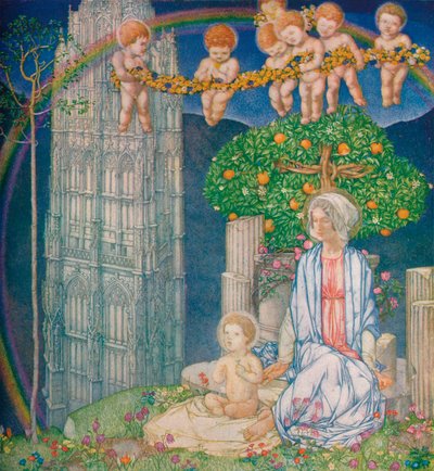 Nuestra Señora de la Promesa, c. 1918, 1919 de Edward Reginald Frampton