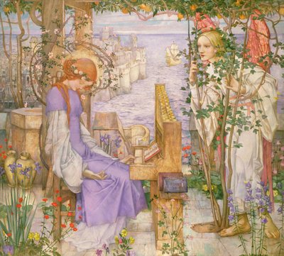 Santa Cecilia, c.1904 de Edward Reginald Frampton