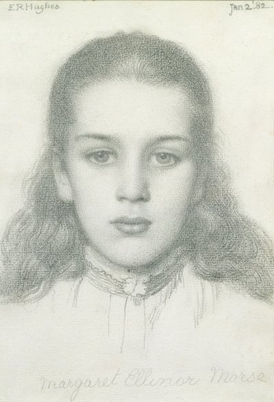 Margaret Ellinor Morse, 2 de enero de 1882 de Edward Robert Hughes