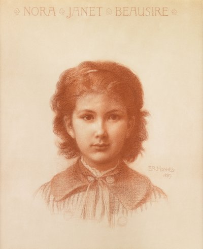 Nora Beausire, hija del coleccionista de arte de Liverpool de Edward Robert Hughes