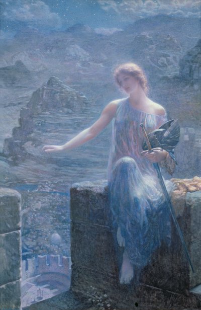 La vigilia de la valquiria, 1906 de Edward Robert Hughes