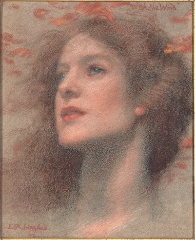 Con el viento de Edward Robert Hughes
