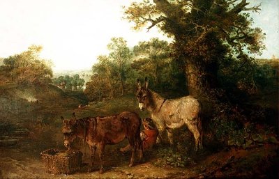 Burros en un Claro de Edward Robert Smythe