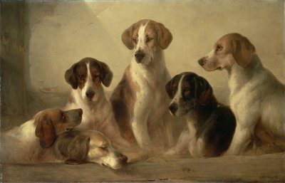 Perros de caza de Edward Robert Smythe