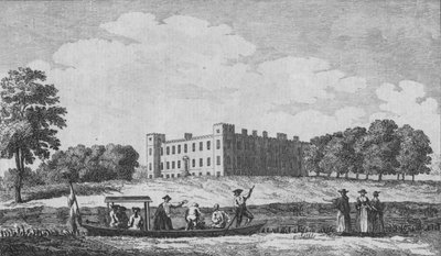 Sion House, vista desde la iglesia de Isleworth, c1760 de Edward Rooker