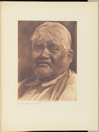 Capitán Gran Hombre - Diegueño de Edward S. Curtis