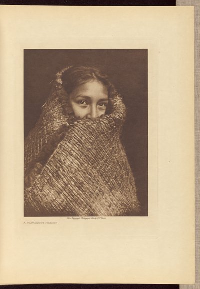 Una doncella de Clayoquot de Edward S. Curtis