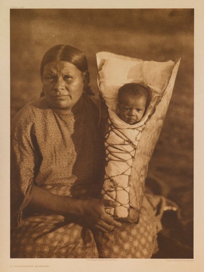 Una madre comanche de Edward S. Curtis