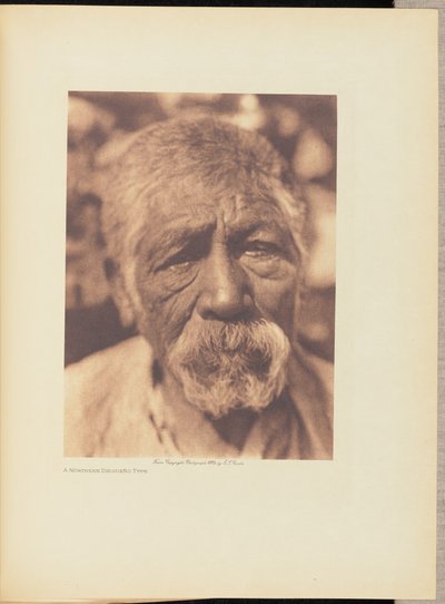 A Northern Diegueño Type de Edward S. Curtis