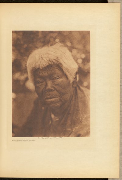 Una mujer miwok del sur de Edward S. Curtis