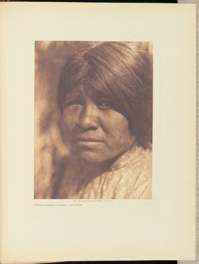 Una Joven de Campo - Diegueño de Edward S. Curtis
