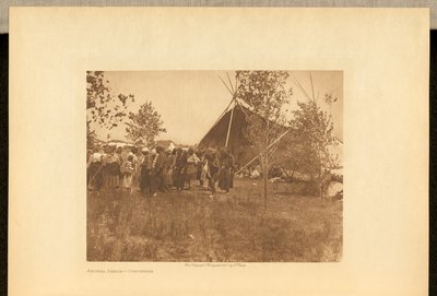 Danza animal - Cheyenne de Edward S. Curtis